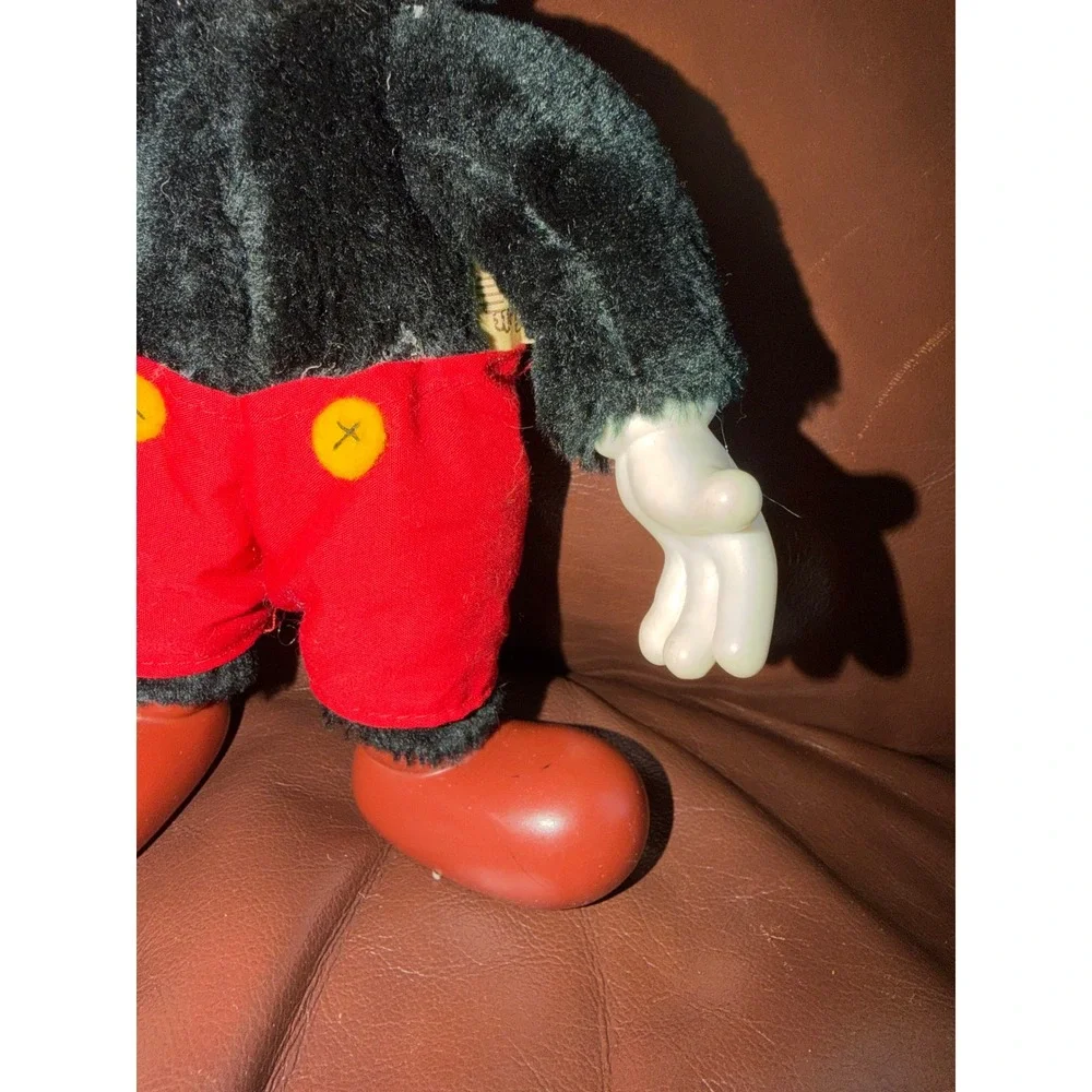 Vintage Mickey Mouse Applause Plush Plastic Face Hands Shoes 1980s‎ Disney Toy